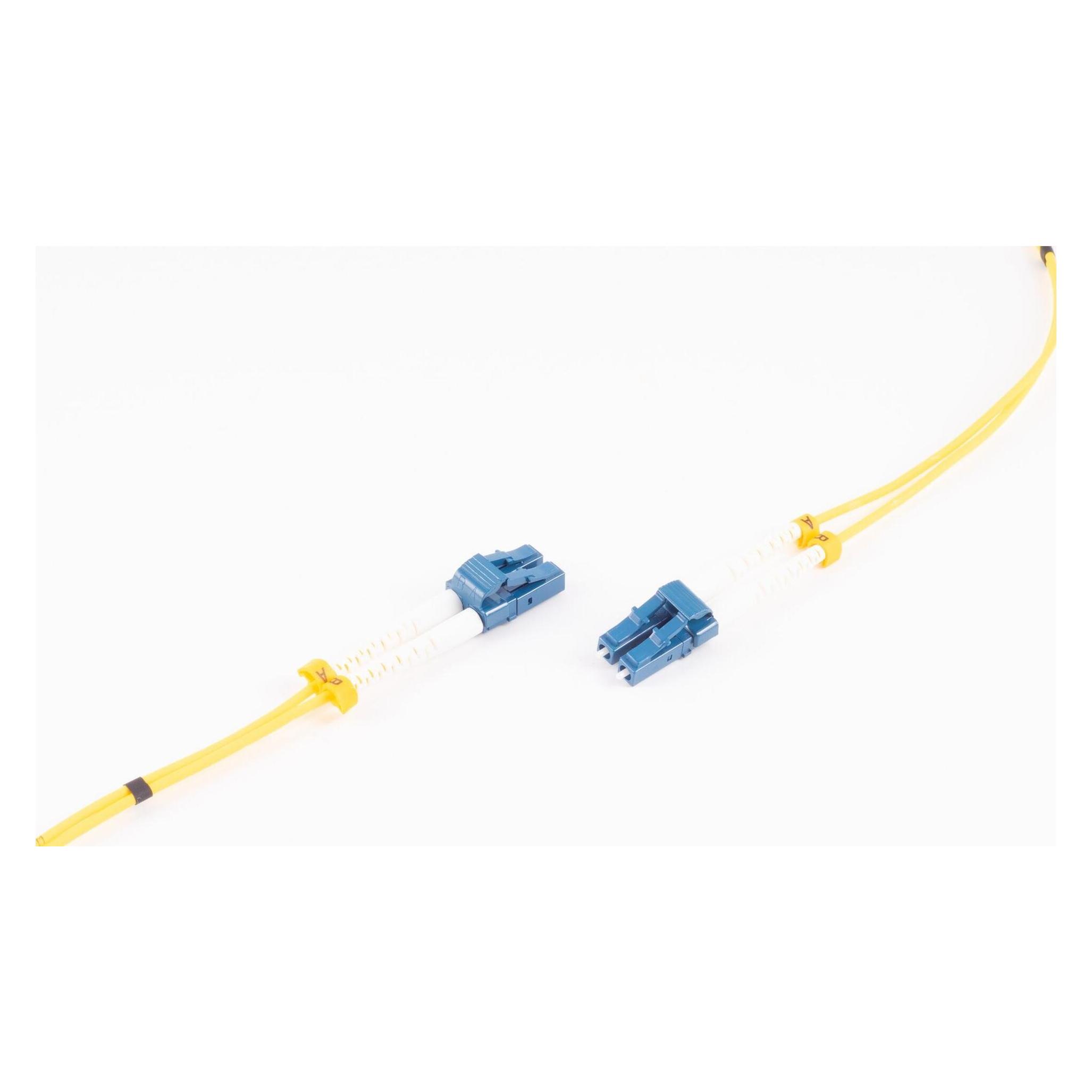 Shiverpeaks -BASIC-S--Duplex Patchkabel LC/LC 9/125µ, OS1/OS2, gelb 0,5m (0.50 m) (BS77801-0.5)