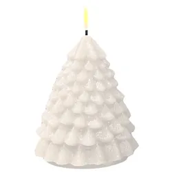 Weihnachtsbaum LED Kerze Weiß 11cm
