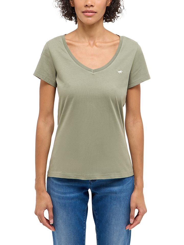 Mustang Shirt "Beverly" in Grün - XL