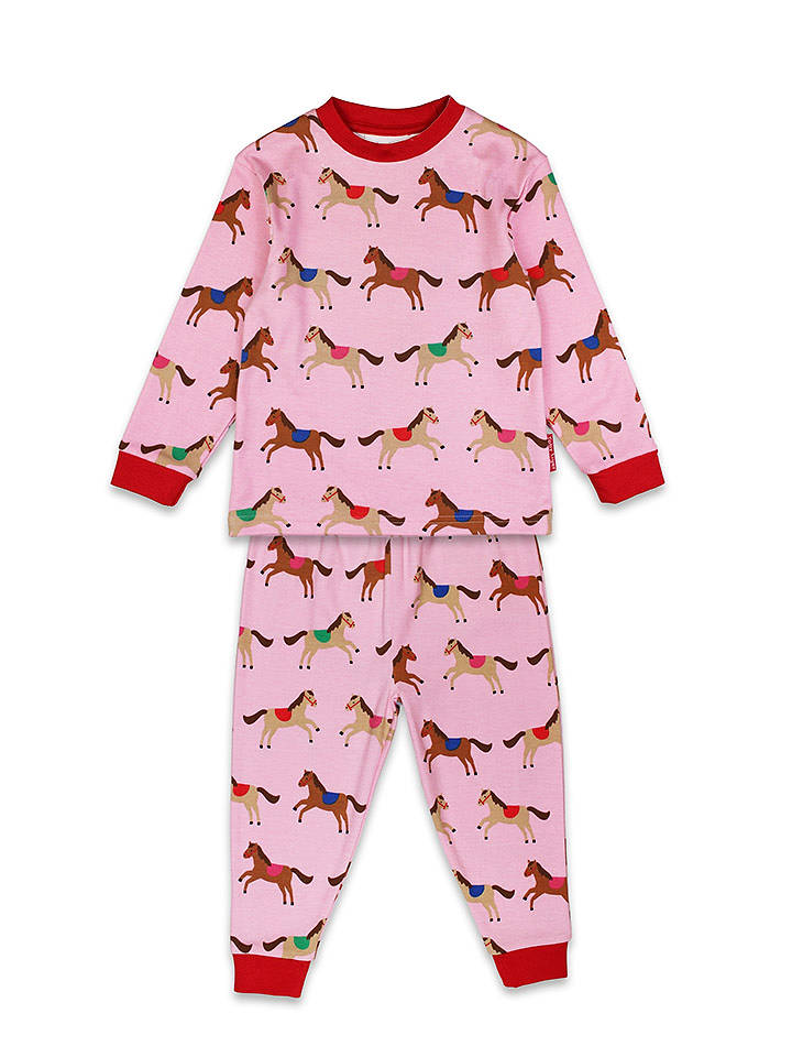 Toby Tiger Pyjama in Rosa - 92