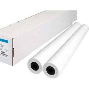 HP Plotterpapier CH023A, A0+, 914 mm x 30,5 m weiß, matt, 120 g/m², für Inkjetplotter, 2 Rollen