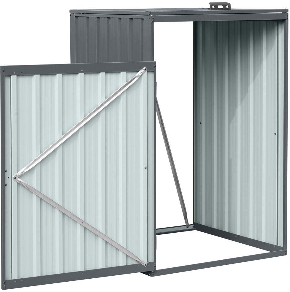Dakota Fields Breniah Metal Single Bin Store 122cm H X 80cm W X 80cm D