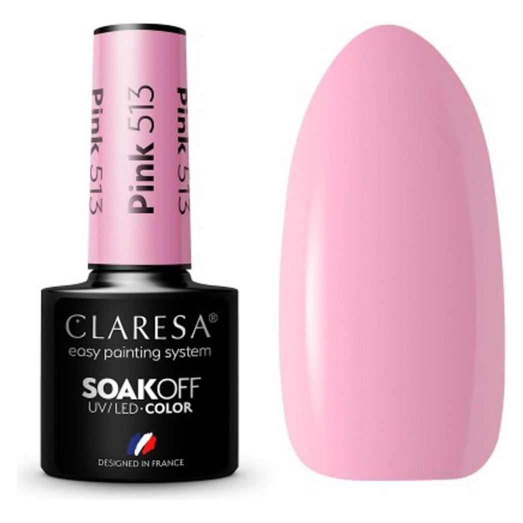 Claresa 513 Rosa UV-Nagellack 5ml (Pink, UV-Gel Lack) (47628764)
