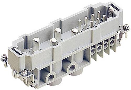 HARTING Han K4/8 Stifteinsatz (M) Schraubanschluss, 12-polig 4/8+PE 400V - 400V Steuerkontakt, 80A/16A - 1 Stück