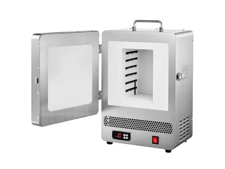 VEVOR Four de Fusion Électrique 1650 W\, Fourneau de Fusion Numérique\, Température Maximale 1200 °C\, pour la Coulée à la Cire Perdue\, Bricolage de l'Argile\, Recuit des Métaux\, Cuisson de la Céramique