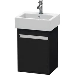 Duravit Ketho Waschtisch-Unterschrank KT6630R1616 40x32x55cm, wandhängend, Tür rechts, Eiche schwarz