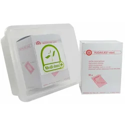 Noba Rudavlies-steril Wundpflaster 100 Stück inklusive Medi-Inn Aufbewahrungsbox 12 x 10 cm
