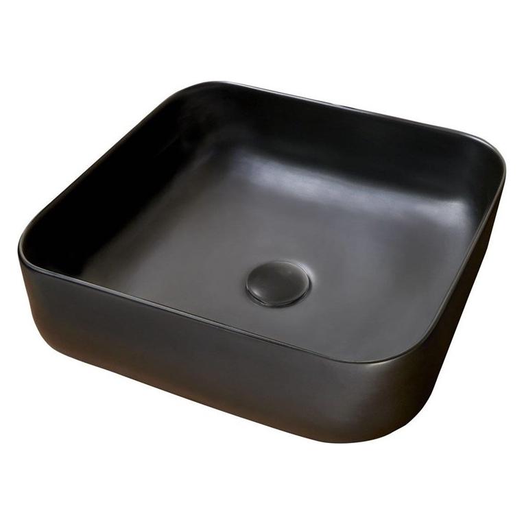 Masterjero WASHBASIN CATANIA 385X385X140 MATT BLACK (LA500020NMSE)