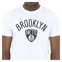 New Era, Herren, Sportshirt, T-Shirt NBA Brooklyn Nets (M), Weiss, Schwarz, M