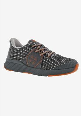 Women's Blondie Slip-On Sneaker by Drew in Grey Mesh Combo (Size 9 XW)