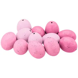 Echte Ostereier, pink, 6 cm, 12 Stück