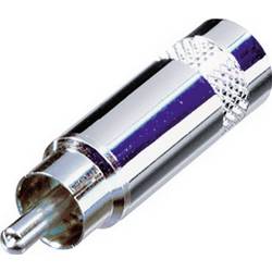 Rean AV NYS352 Cinch-Steckverbinder Stecker, gerade Polzahl: 2 Silber 1 St.