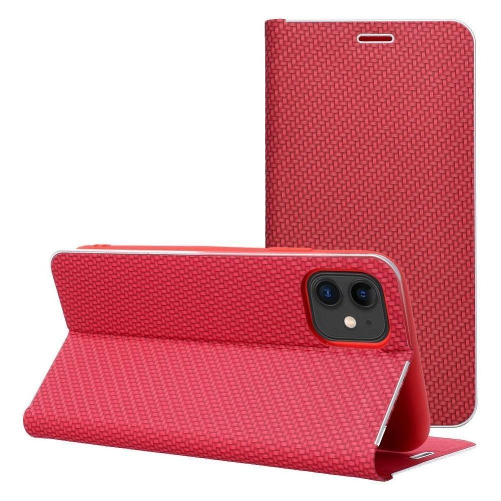 OEM Book case LUNA Book Carbon for IPHONE 16 red (Apple iPhone 16) (49068949)