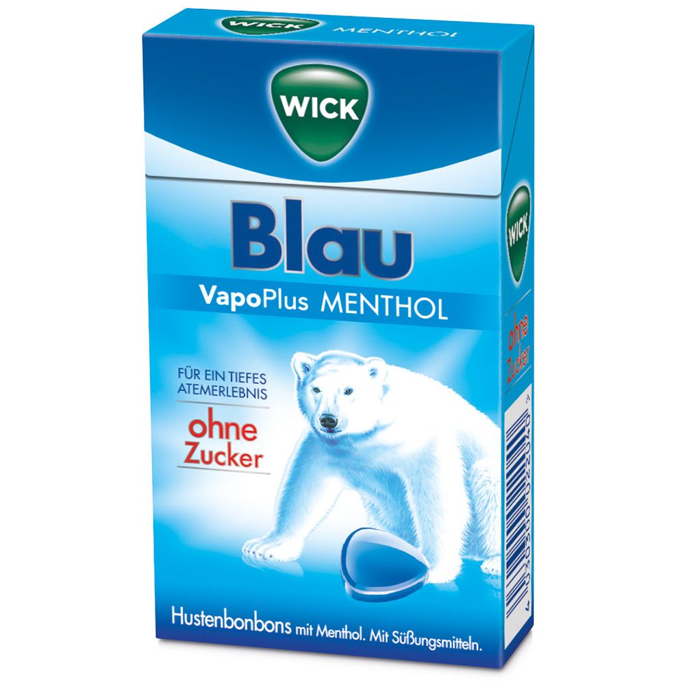 Wick Blau Menthol Bonbons o.Zucker Clickbox 46 g