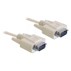 DELOCK 84228 - Kabel Seriell, SUB-D 9, Stecker/Stecker, 3m