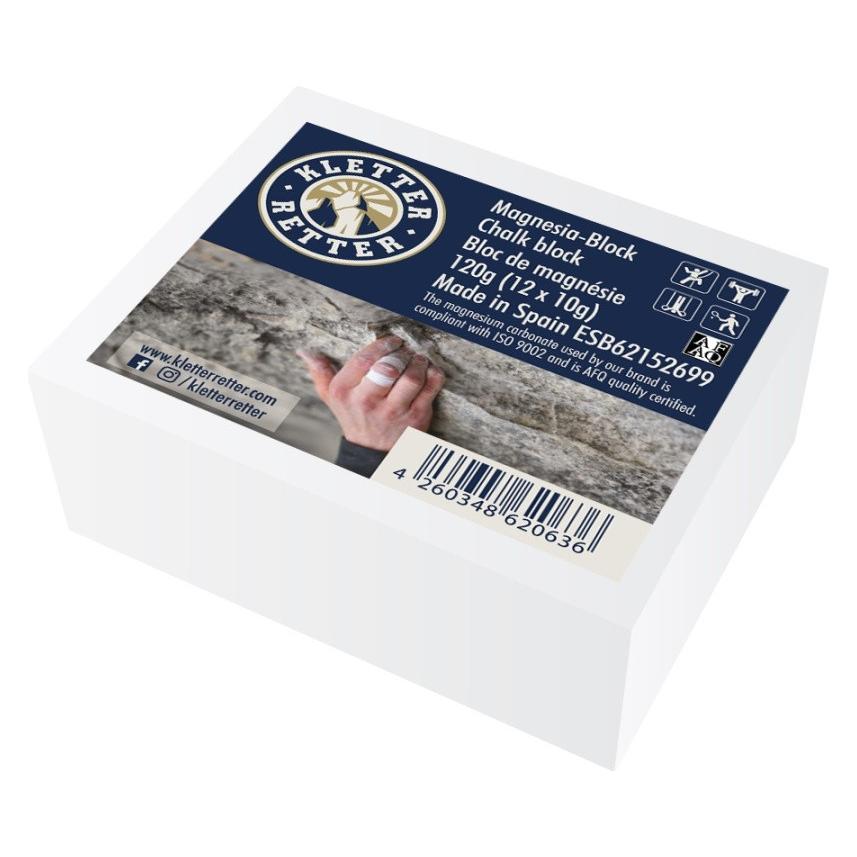 Kletterretter Magnesia-Block 120g (12 x 10g) Kreide (52560043)