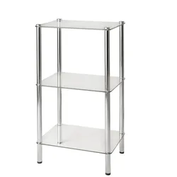 Badregal Erika Glas Silber