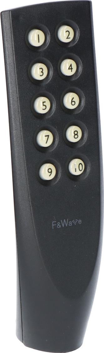 F&F Afstandsbediening met 10 knoppen, 3V voeding