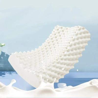 Uplifted Goods Natural Latex Cervical Support Pillow For Comfortable Sleep wolf Tooth Pillow 50x30cm