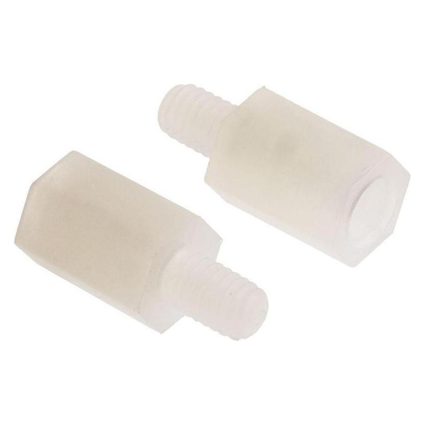 RS PRO Abstandshalter: M4 x M4, Länge 10mm, Nylon (HTS410)