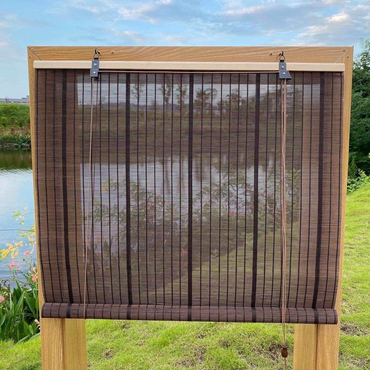 Bamboe Rolgordijnen voor Lichtfiltering Binnen en Buiten