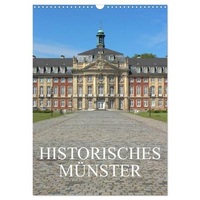Historisches Münster (Wandkalender 2027 DIN A3 hoch), CALVENDO Monatskalender
