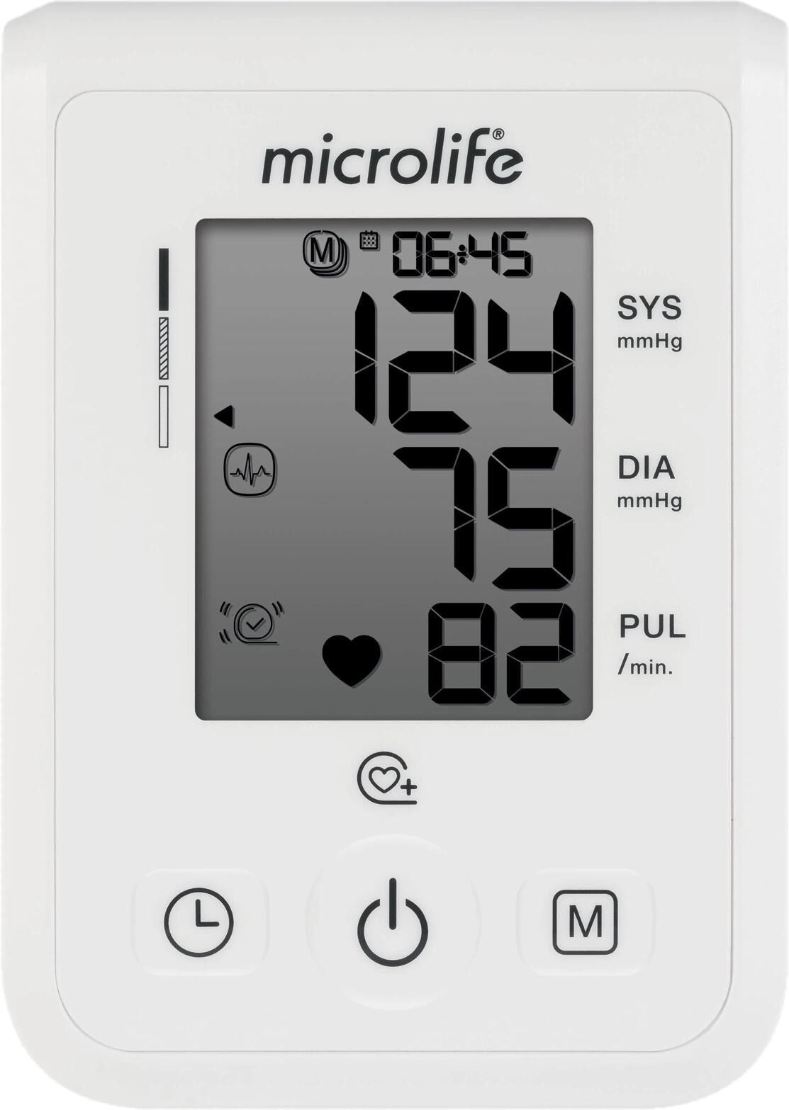 Blutdruckmessgerät "microlife B1 Standard", Damen, grau, Blutdruckmessgeräte Blutdruckmessgerät grau Einheitsgröße