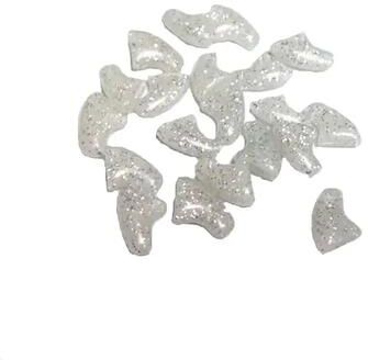 Uplift Treasures Soft Silicone Cat Nail Caps Set crystal Silver xsold