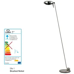 Elle 1 Stehlampe nickel gebürstet