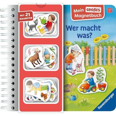 Mein großes Magnetbuch - Wer macht was?, Gebundene Ausgabe von Katja Senner, Ravensburger Verlag GmbH, 978-3-473-42175-6