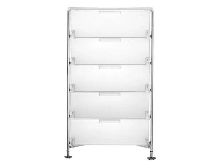 Kartell Mobil Aufbewahrungsschrank Stahl/Verchromt