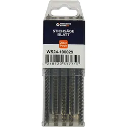 WS24 20x CV-Stichsägeblatt geschliffen/konisch GL 132 VL 110 mm sauber/splitterfrei - WS24-100029