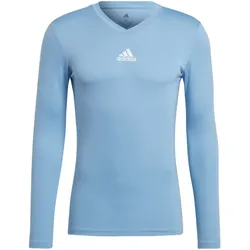 adidas Team Base langarm Funktionsshirt Herren GN7507 - team light blue L