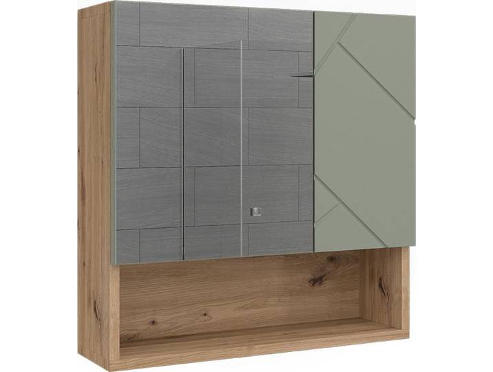 Spiegelschrank Vicco Irma Salbeigrün 54 x 55 cm, Model 59029