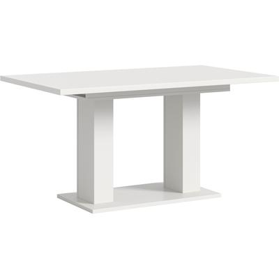 Esstisch HOME AFFAIRE "Motus, ausziehbar 150 -190 cm, inklusive 40 cm Einlegeplatte", weiß (weiß nachbildung, weiß nachbildung, weiß nachbildung), B:150cm H:76cm T:90cm, Tische, Esstisch, Doppelsäulengestell mit Bodenplatte, Tisch, Esstisch, Küche