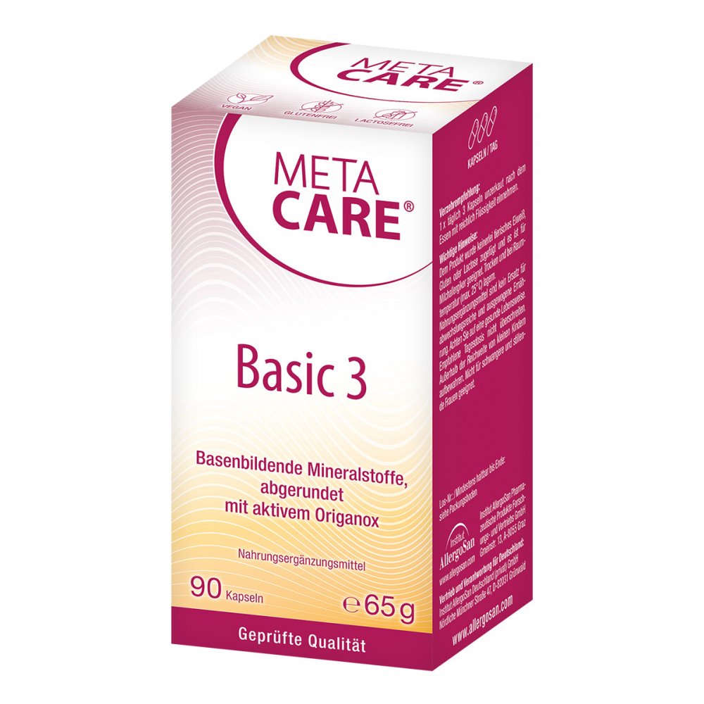 INSTITUT ALLERGOSAN Deutschland (privat) GmbH Meta Care Basic 3 Kapseln 01222369