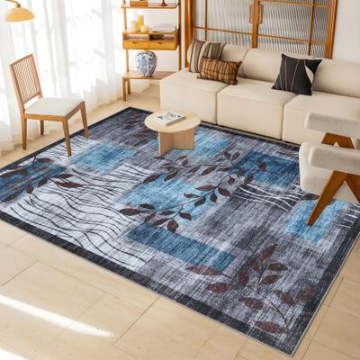 Garvee Modern Rustic Geometric Block Branch Area Rug