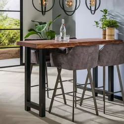designline »Mahler« Massivholz Bartisch