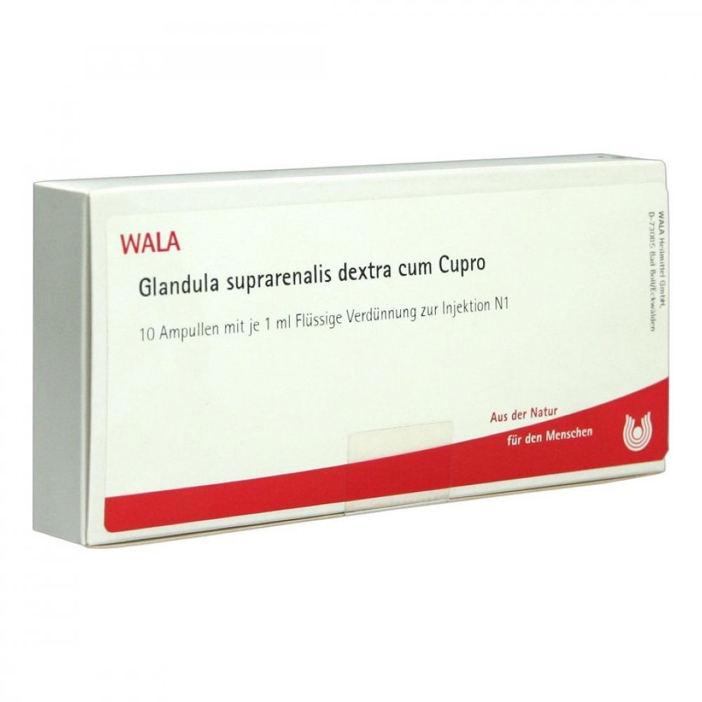 WALA Heilmittel GmbH Glandula Supraren. Dextra cum Cupro coll. Ampullen 01751518