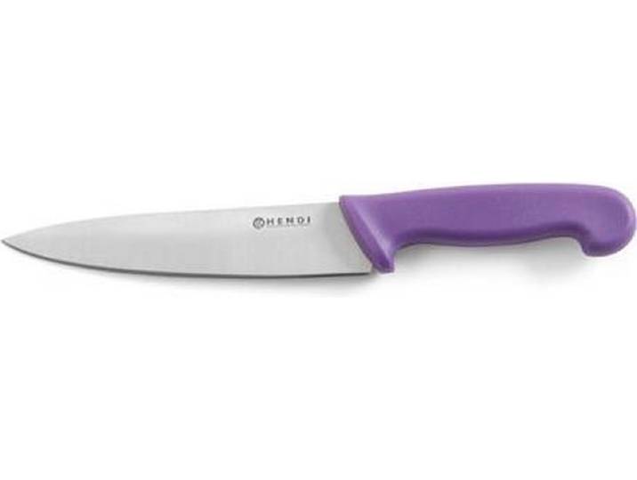 HENDI Koksmes – Polypropyleen Heft – HACCP Richtlijnen – 385 mm – Paars