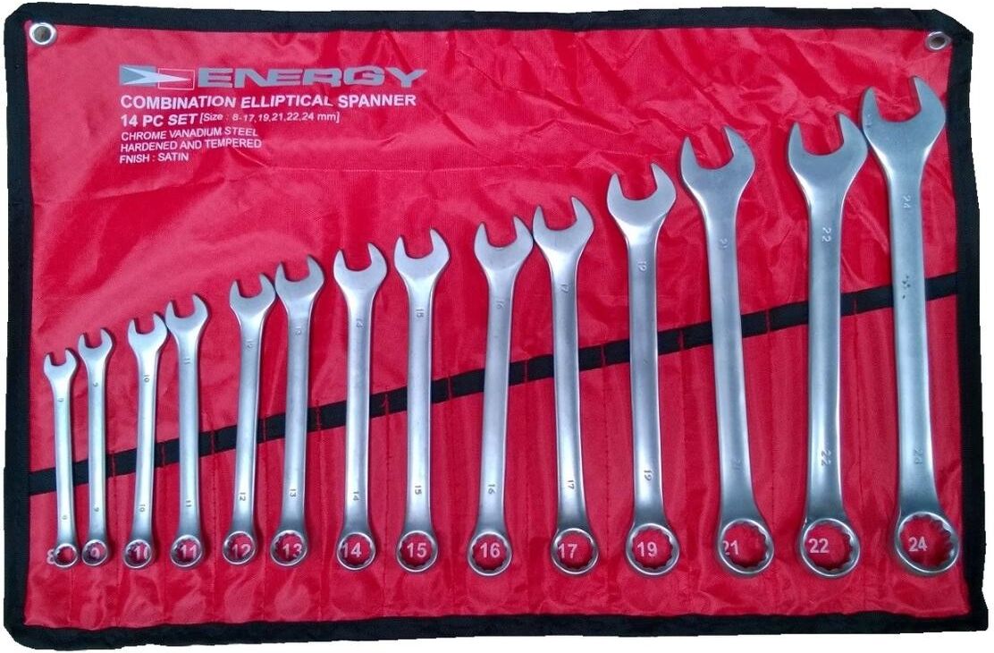 ENERGY NE01000SK14 Spanner Set, ring / open ended