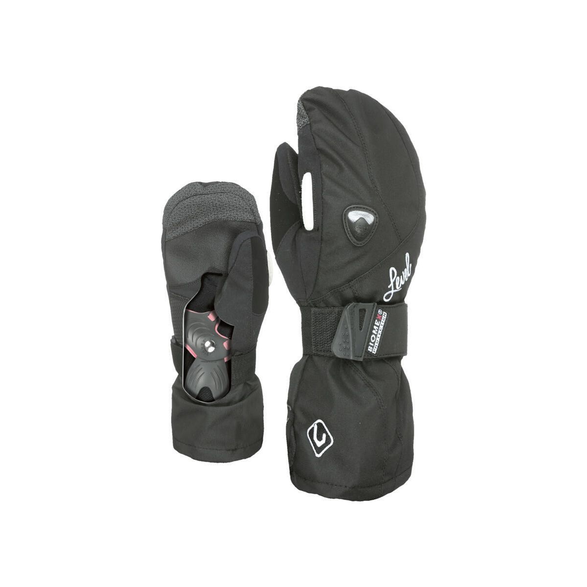 Level Butterfly W Mitten black (01) 7 1041WM-01-7