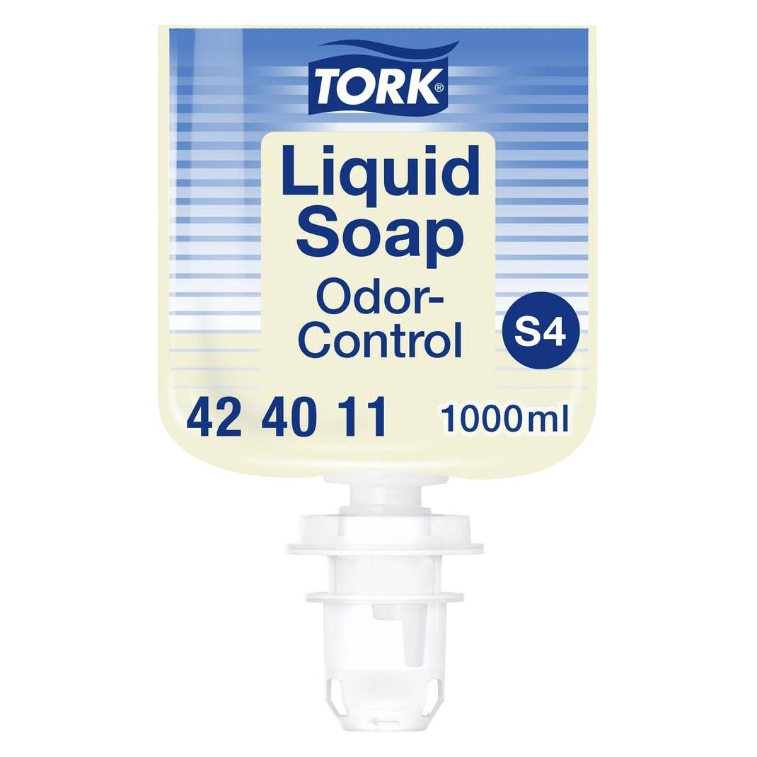 Tork Geruchsregulierende Hand Flüssigseife S4 (Flüssigseife, 1000 ml) (424011)