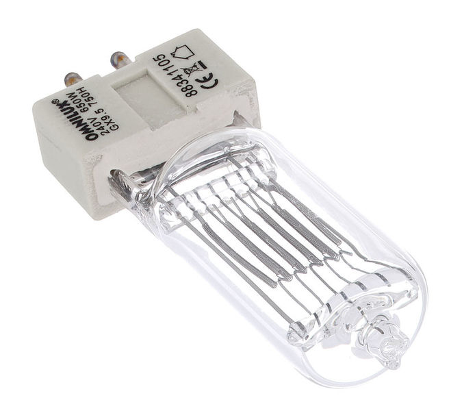 Omnilux 240V/650W GX-9,5 750h 3000K 3000 K