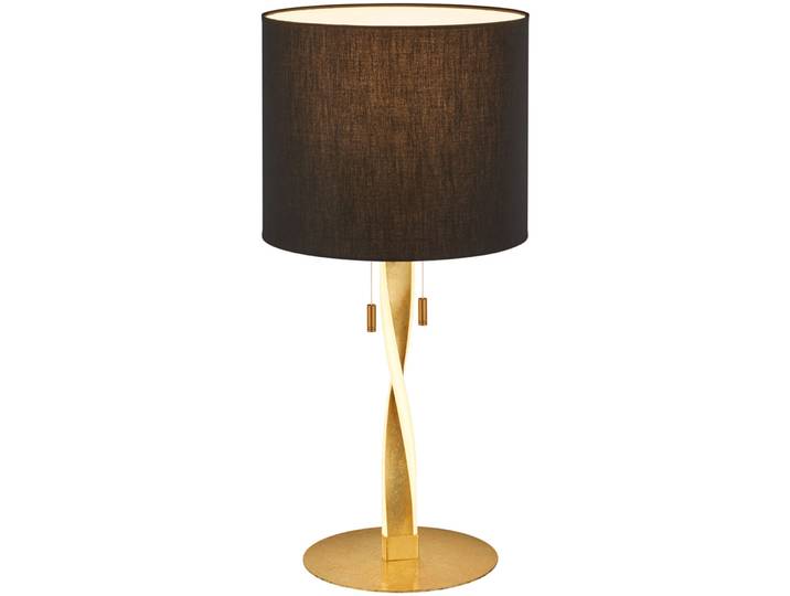 Tischlampe Sanin goldfarben Metall H 62 cm