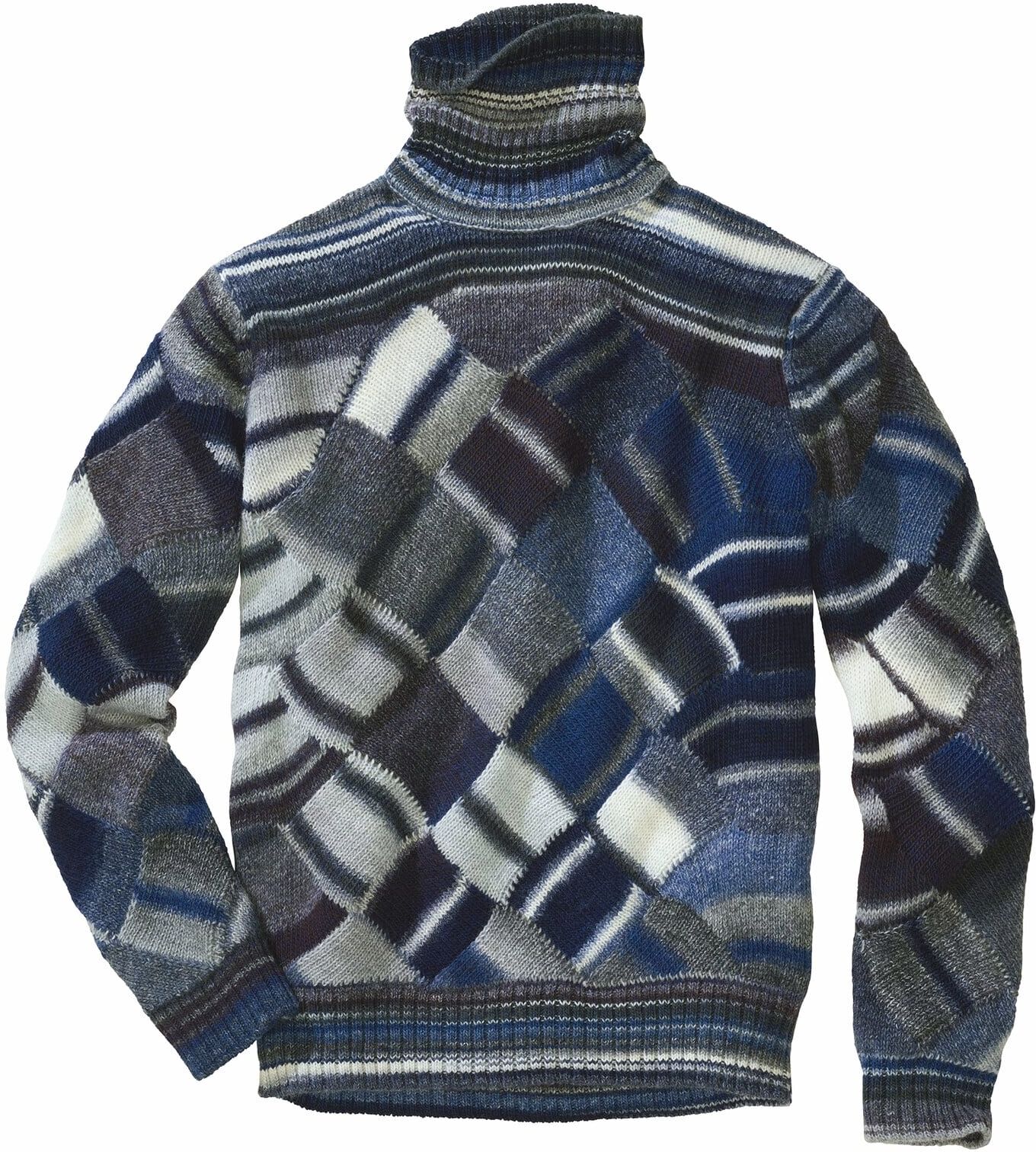 Mey & Edlich Blaue-Phase-Pullover Blau 54