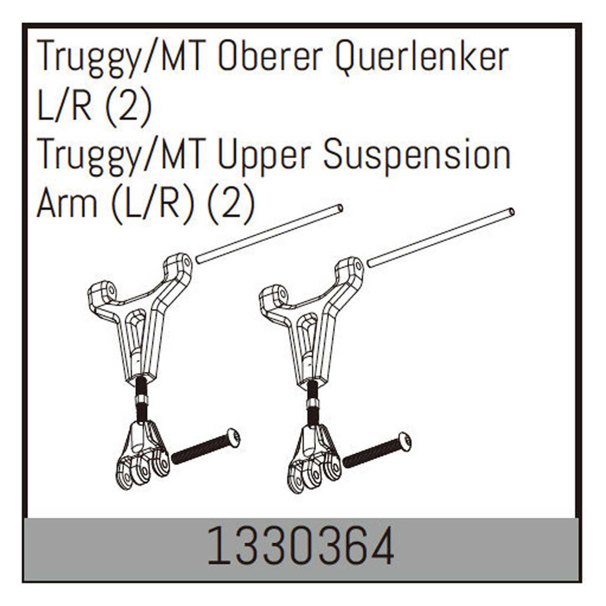 Absima Truggy/MT Oberer Querlenker L/R (2) (1330364)