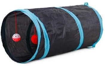Uplift Picks Foldable Interactive Cat Tunnel Toy With Multiple Holes For Kittens And Rabbits b