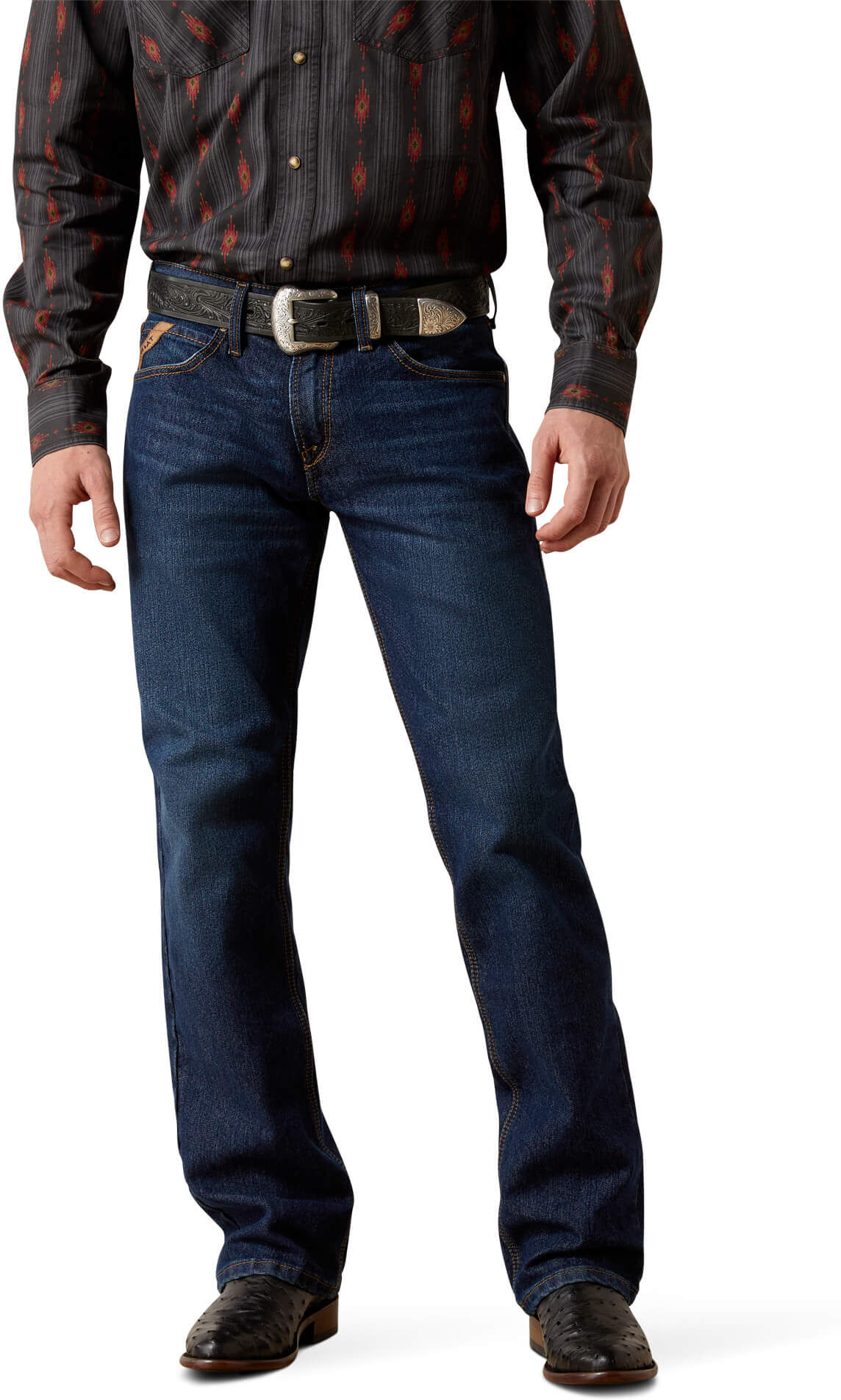 Men's M7 Slim Baron Straight Leg Jeans in Hampton, Size: 32 X by Ariat
