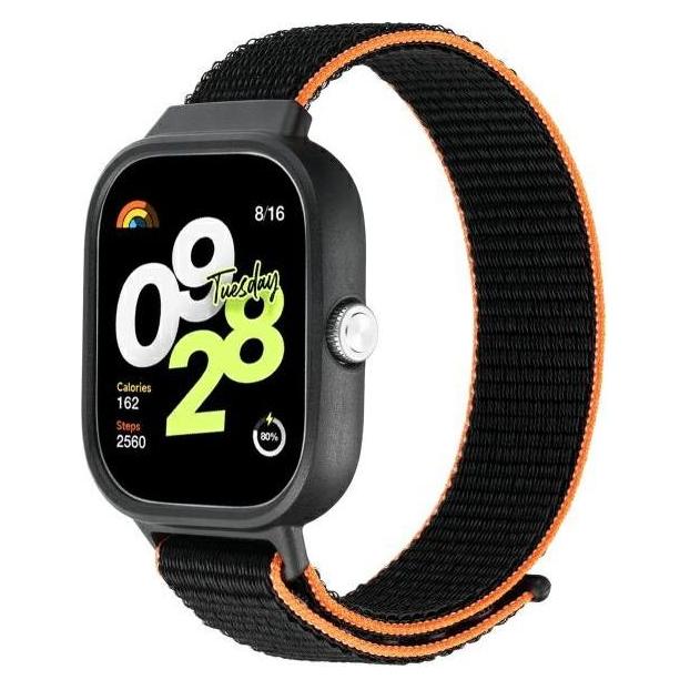 Beline pasek Redmi Watch 4 czarno-pomarańczowy/blak-orange (14393054)